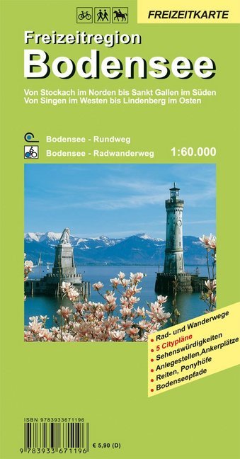 GeoMap Karte Freizeitregion Bodensee main product photo