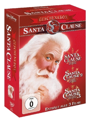 Santa Clause Geschenkbox. Tl.1-3, 3 DVDs main product photo