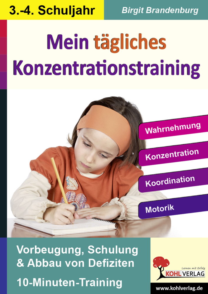 Kohls Konzentrationstraining, 3./4. Schuljahr main product photo