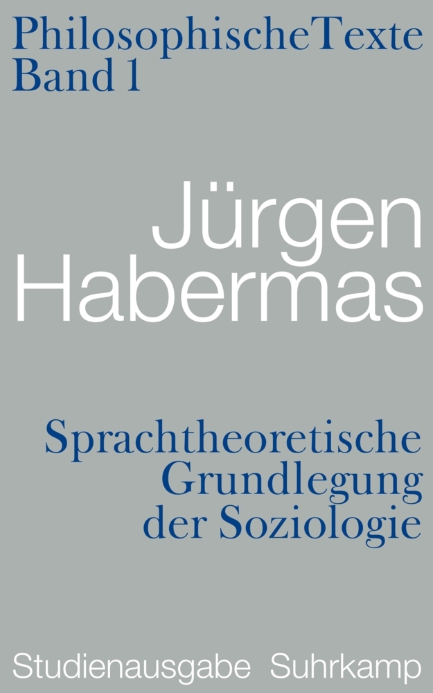Sprachtheoretische Grundlegung der Soziologie main product photo