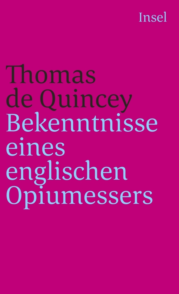 Bekenntnisse eines englischen Opiumessers main product photo