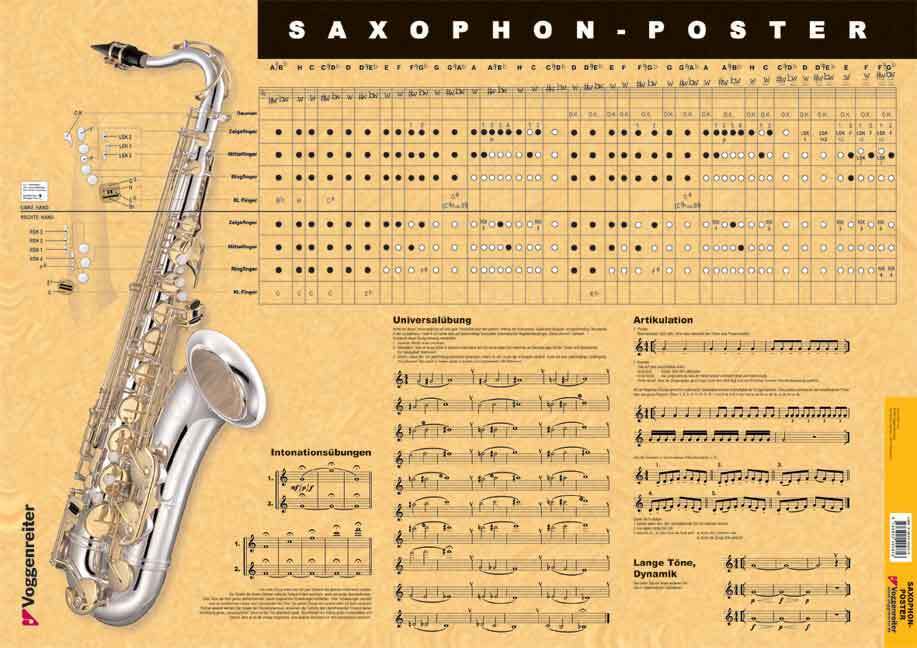 Saxophon-Poster main product photo