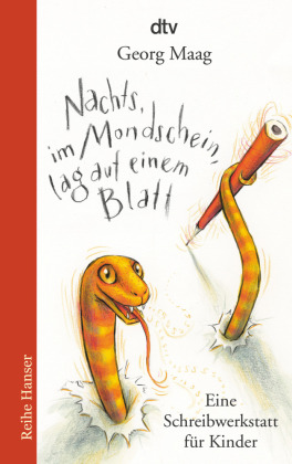 Nachts, im Mondschein, lag auf einem Blatt