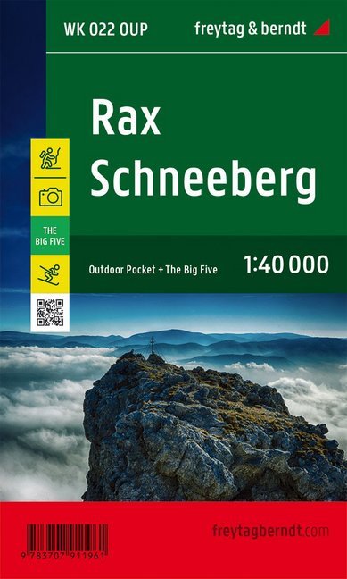 Rax - Schneeberg, Wanderkarte 1:40.000, WK 022 OUP, Outdoor Pocket; . main product photo