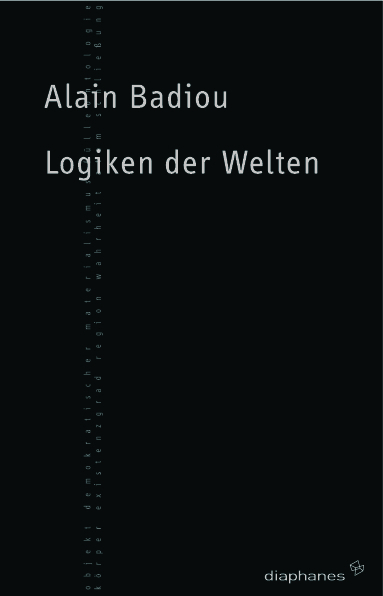 Logiken der Welten. Tl.2 main product photo