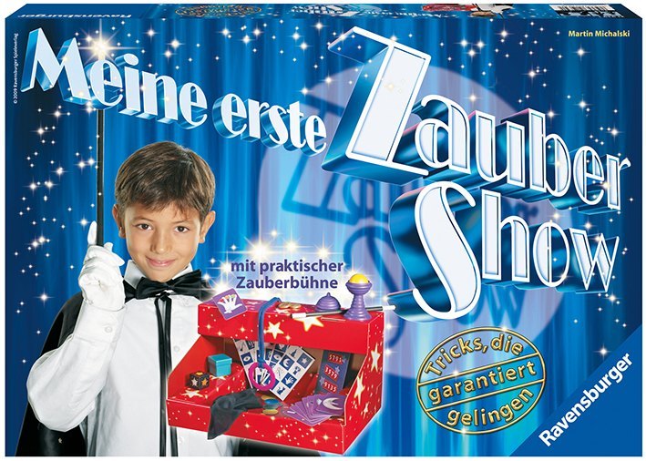 Ravensburger 21939 - Meine erste Zaubershow, Zauberkasten, Zaubertricks für Einsteiger ab 6 Jahren, mit Zauberbühne main product photo