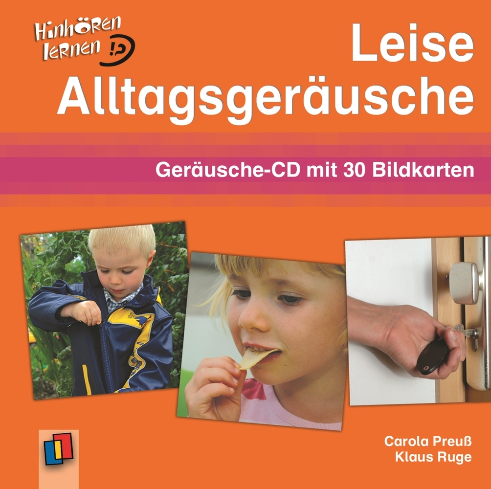 Leise Alltagsgeräusche, 1 Audio-CD + 30 Bildkarten main product photo