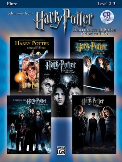Harry Potter Movies 1-5, w. Audio-CD, for Flute main product photo