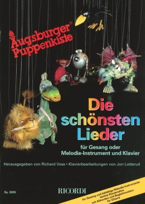 Augsburger Puppenkiste, Die schönsten Lieder, für Gesang oder Melodie-Instrument und Klavier