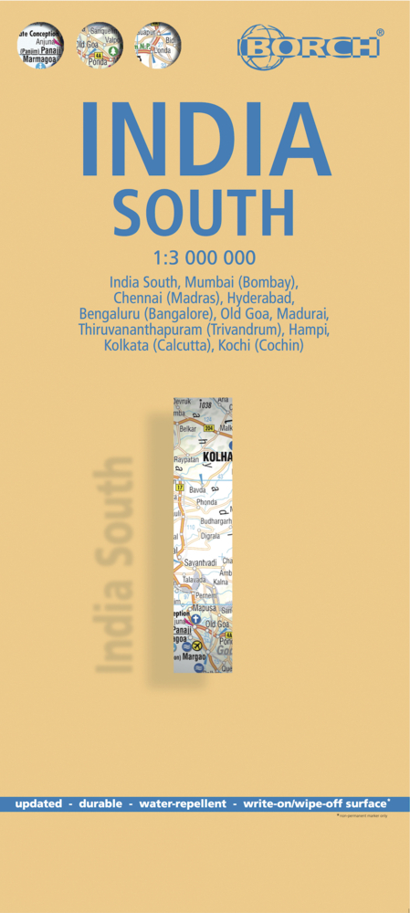 Borch Map India South / Südindien main product photo