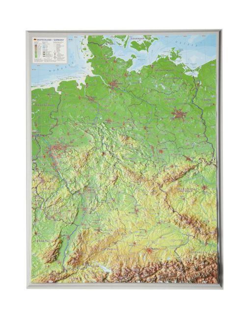 Deutschland, Reliefkarte, Klein. Germany main product photo