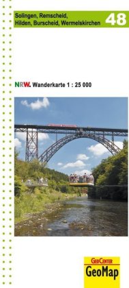 GeoMap Karte Solingen, Remscheid, Hilden, Burscheid, Wermelskirchen