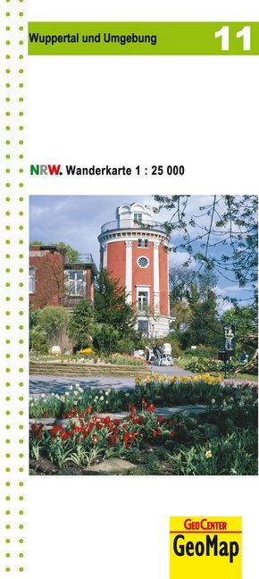 Wanderkarte Nordrhein-Westfalen Wuppertal und Umgebung main product photo