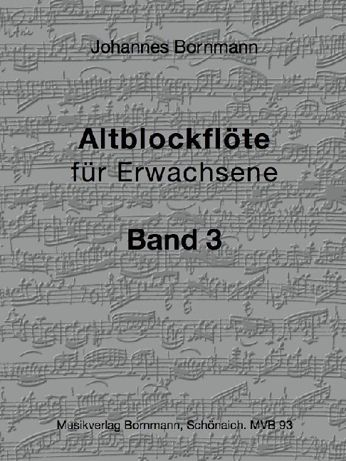 Altblockflöte für Erwachsene - Band 3. Bd.3 main product photo