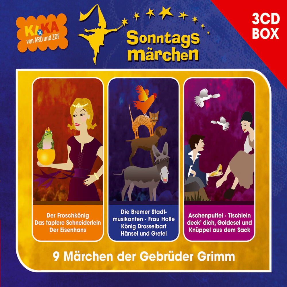 Ki.Ka Sonntagsmärchen - Hörspielbox, 3 Audio-CDs main product photo
