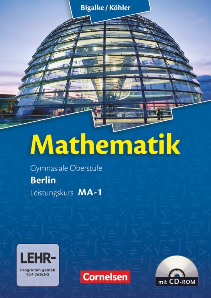 Bigalke/Köhler: Mathematik - Berlin - Ausgabe 2010 - Leistungskurs 1. Halbjahr main product photo