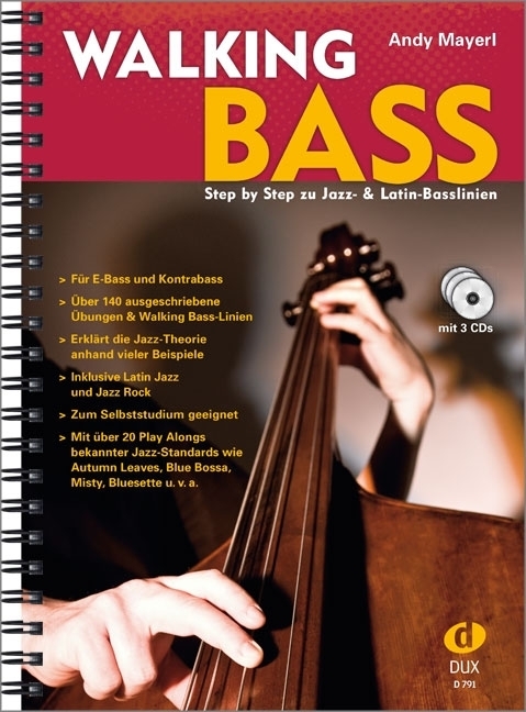 Walking Bass, m. 3 Audio-CDs main product photo