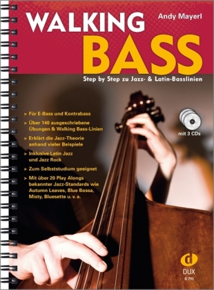 Walking Bass, m. 3 Audio-CDs