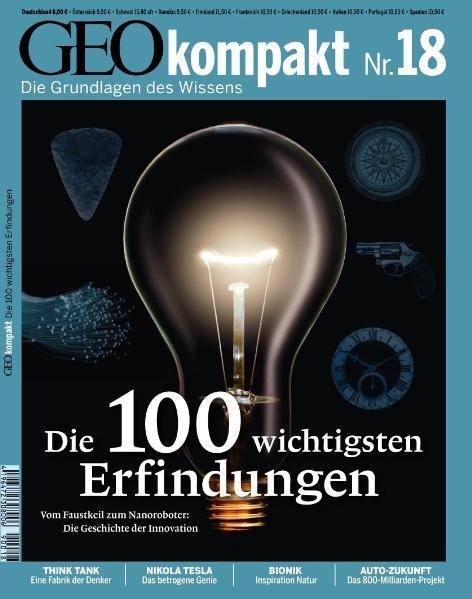 GEOkompakt / GEOkompakt 18/2009 - Die 100 wichtigsten Erfindungen main product photo