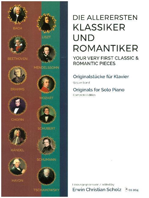 Die allerersten Klassiker und Romantiker, für Klavier, Gesamtband main product photo