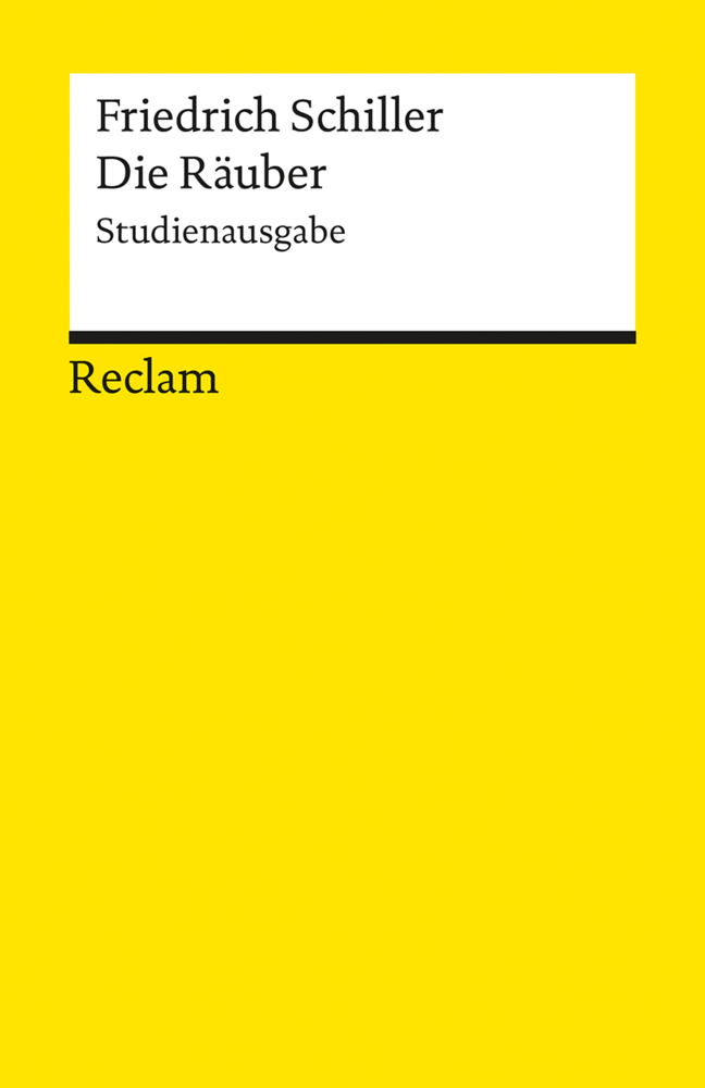 Die Räuber. Studienausgabe main product photo