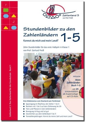 Stundenbilder zu den Zahlenländern 1-5, m. CD-ROM