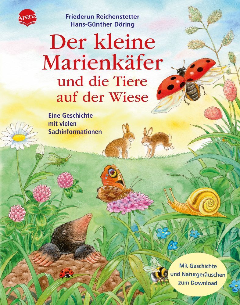 Der kleine Marienkäfer und die Tiere auf der Wiese main product photo
