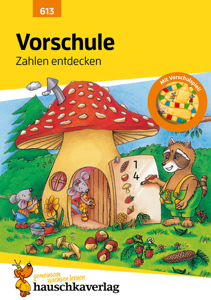 Vorschule Übungsheft ab 5 Jahre für Junge und Mädchen - Zahlen entdecken. A5-Heft main product photo