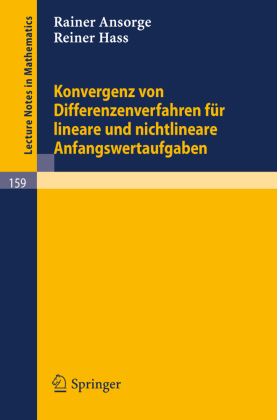 Konvergenz von Differenzenverfahren für lineare und nichtline...