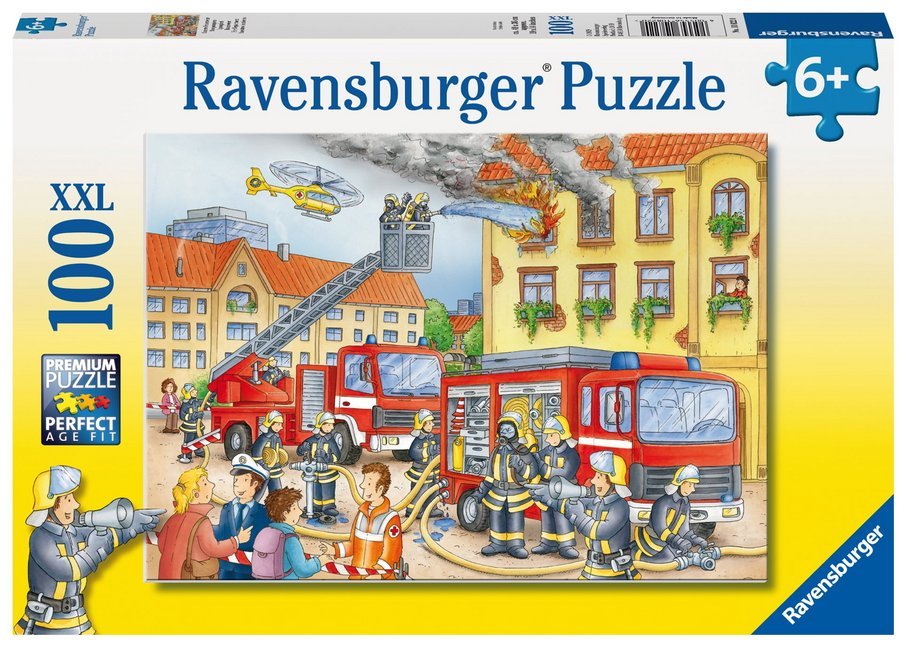Ravensburger Kinderpuzzle - 10822 Unsere Feuerwehr - Puzzle für Kinder ab 6 Jahren, mit 100 Teilen im XXL-Format main product photo