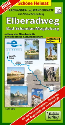 Doktor Barthel Karte Elberadweg Bad Schandau-Magdeburg