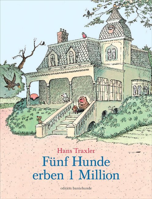 Fünf Hunde erben 1 Million main product photo