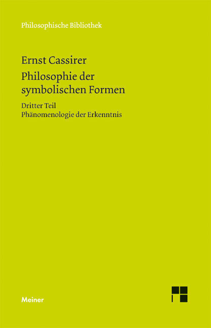 Philosophie der symbolischen Formen. Dritter Teil. Tl.3 main product photo
