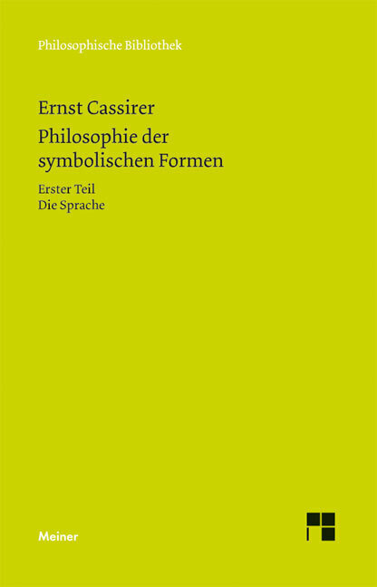 Philosophie der symbolischen Formen. Erster Teil. Tl.1 main product photo