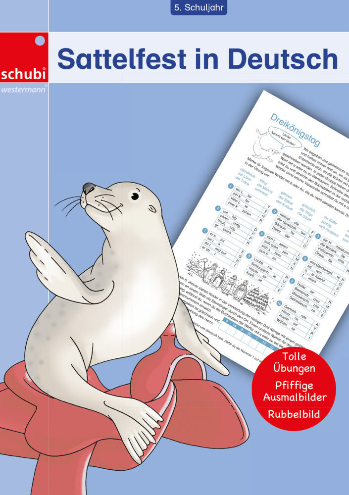 Sattelfest in Deutsch main product photo