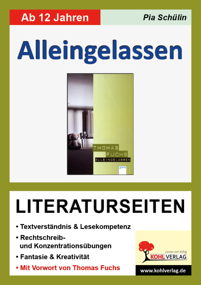 Thomas Fuchs 'Alleingelassen', Literaturseiten main product photo