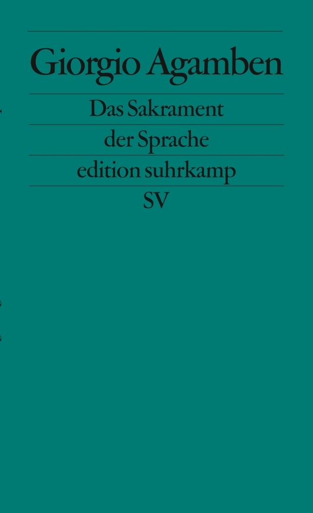 Das Sakrament der Sprache main product photo