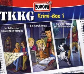 TKKG Krimi-Box 1. Box.1, 3 Audio-CDs