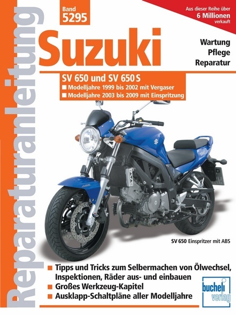 Suzuki SV 650/SV 650 S /Vergaser u. Einspritzung/ Modelljahr 1999-2008; . main product photo