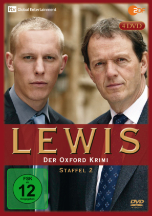 Lewis - Der Oxford Krimi. Staffel.2, 4 DVDs