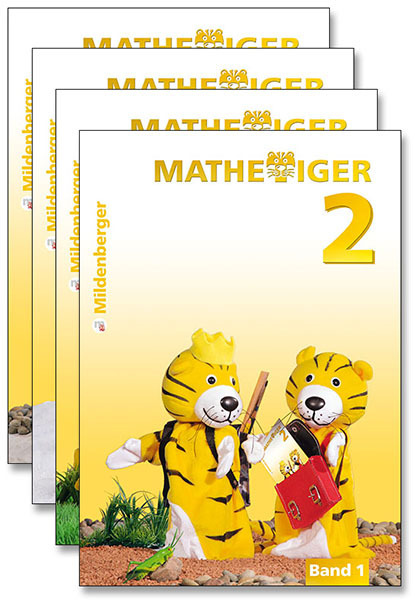 Mathetiger 2, Jahreszeiten-Bände, Klasse 2 · Erstausgabe. Tl.1-4 main product photo
