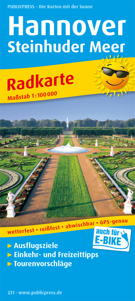 PublicPress Radwanderkarte Hannover, Steinhuder Meer main product photo
