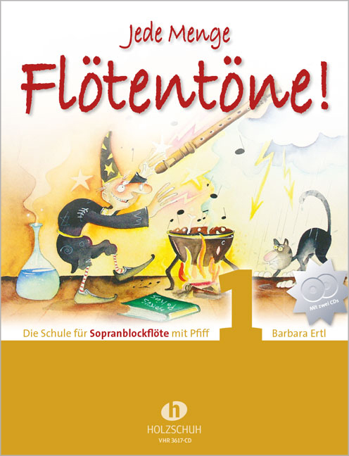 Jede Menge Flötentöne! Die Schule für Sopranblockflöte mit Pfiff (mit 2 CDs). Bd.1 main product photo