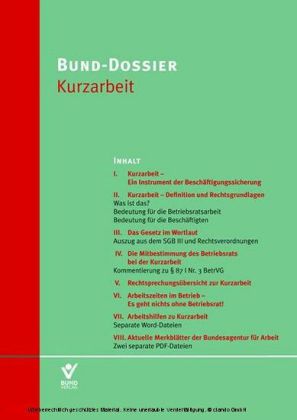 Bund-Dossier Kurzarbeit (Onlineprodukt)