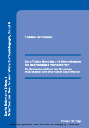 Berufliches Handeln und Kompetenzen für nachhaltiges Wirtschaften
