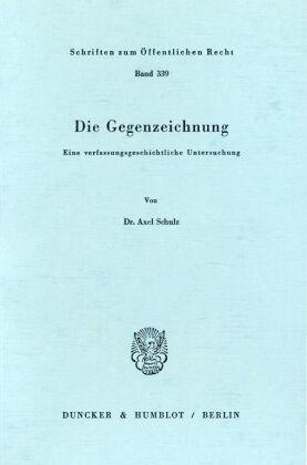 Die Gegenzeichnung.