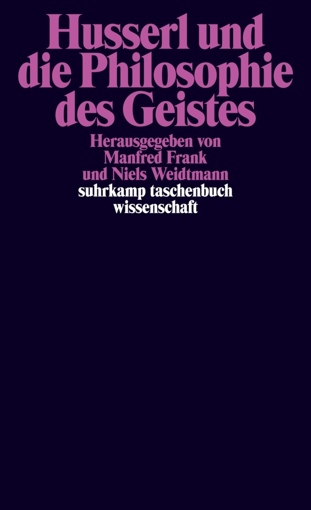 Husserl und die Philosophie des Geistes main product photo