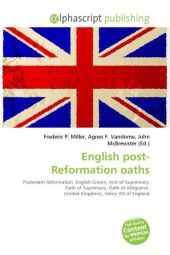 English post-Reformation oaths