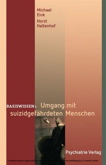 Umgang mit suizidgefährdeten Menschen main product photo