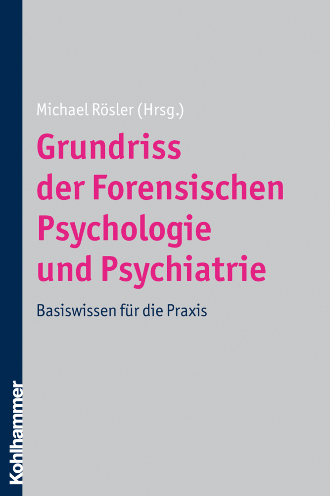 Grundriss der Forensischen Psychologie und Psychiatrie main product photo